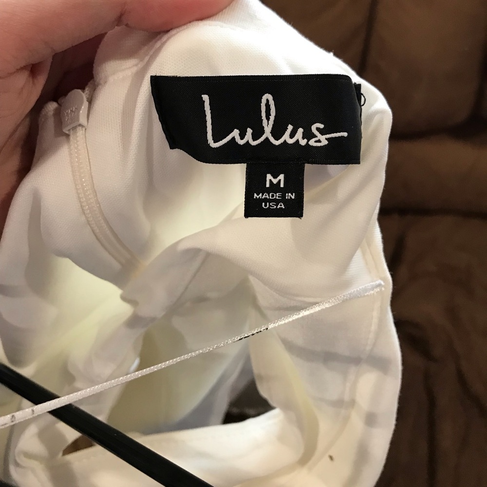 Lulus white dress